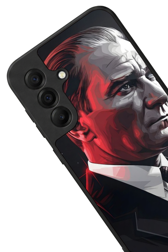 Samsung Galaxy A17 Uyumlu Mustafa Kemal Ataturk Tasarımlı Glossy Premium Kılıf