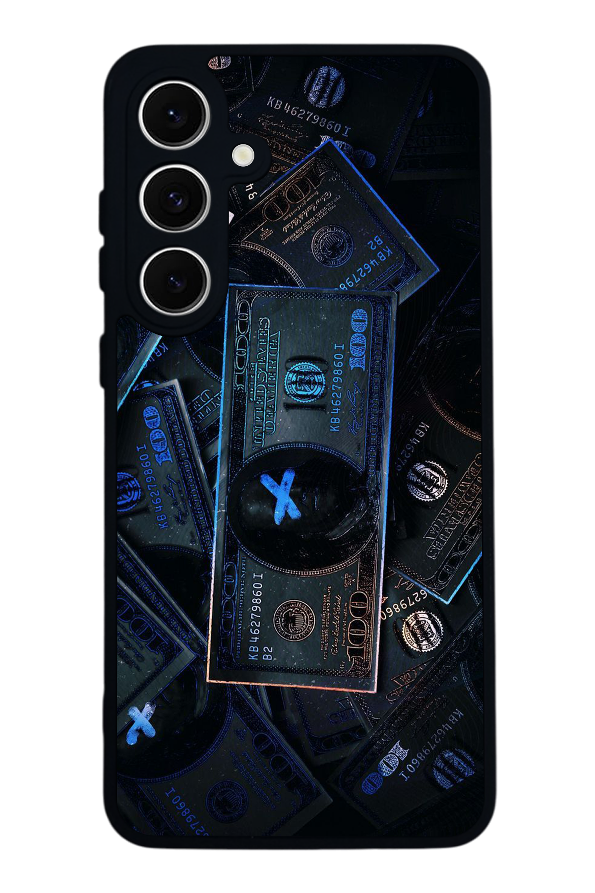 Samsung Galaxy S24 FE Uyumlu Para Tasarımlı Glossy Premium Kılıf