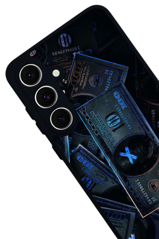 Samsung Galaxy S24 FE Uyumlu Para Tasarımlı Glossy Premium Kılıf