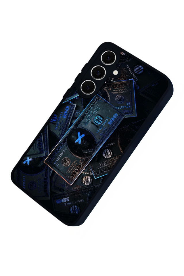 Samsung Galaxy S24 FE Uyumlu Para Tasarımlı Glossy Premium Kılıf