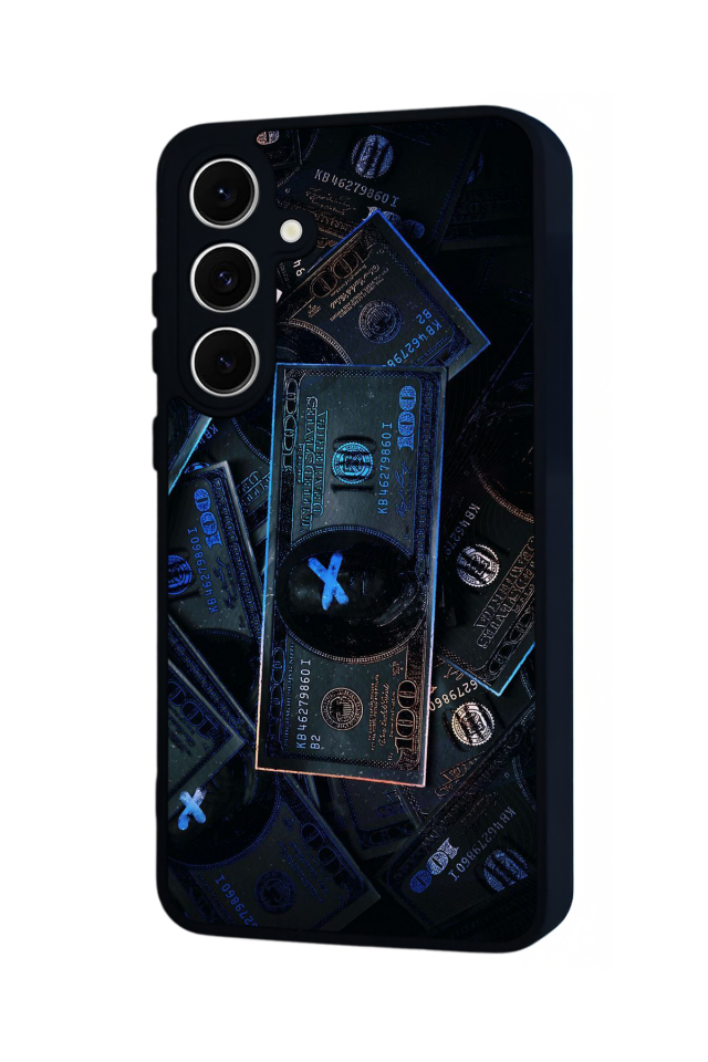 Samsung Galaxy S24 FE Uyumlu Para Tasarımlı Glossy Premium Kılıf