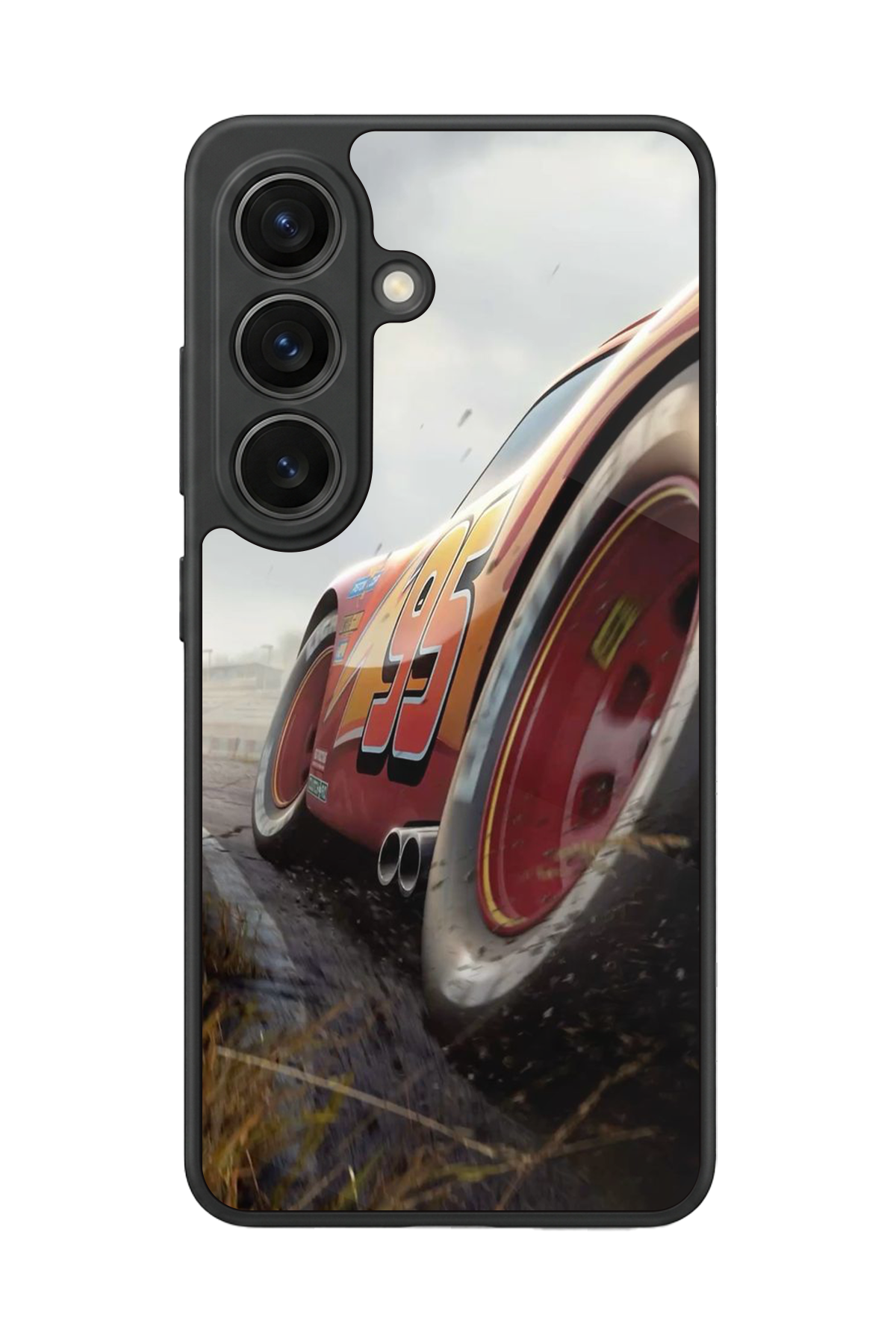 Samsung Galaxy S26 Uyumlu Şimsek McQueen Tasarımlı Glossy Premium Kılıf