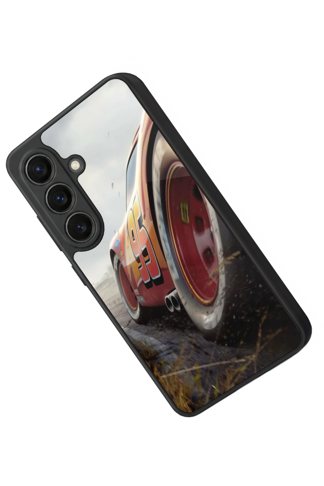 Samsung Galaxy S26 Uyumlu Şimsek McQueen Tasarımlı Glossy Premium Kılıf