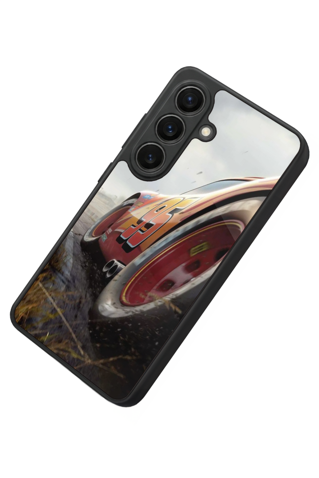 Samsung Galaxy S26 Uyumlu Şimsek McQueen Tasarımlı Glossy Premium Kılıf