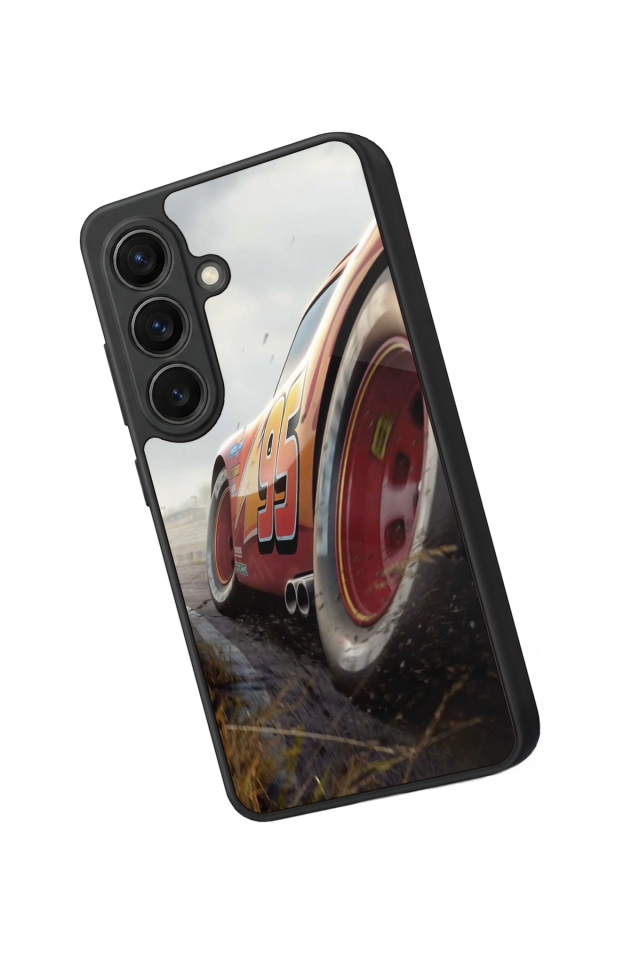 Samsung Galaxy S26 Uyumlu Şimsek McQueen Tasarımlı Glossy Premium Kılıf