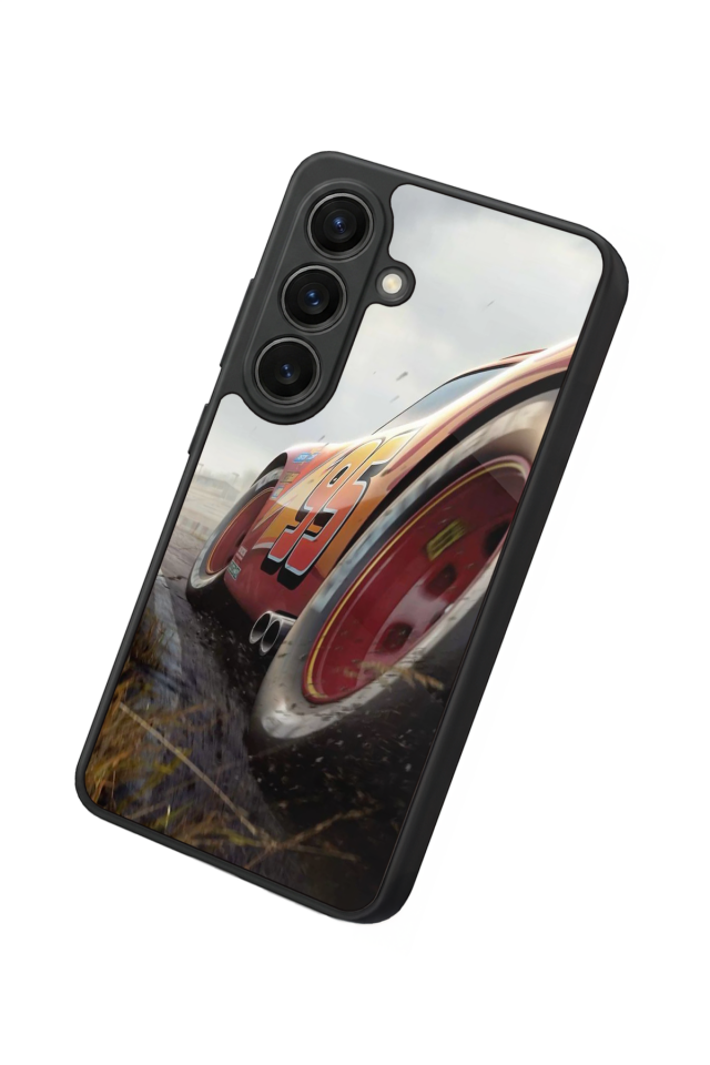 Samsung Galaxy S26 Uyumlu Şimsek McQueen Tasarımlı Glossy Premium Kılıf