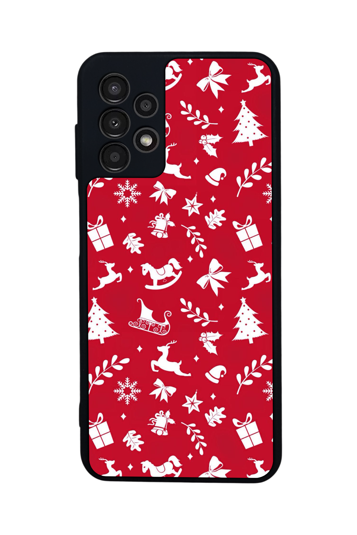 Samsung Galaxy A23 Uyumlu Yilbasi Christmas Tasarımlı Glossy Premium Kılıf