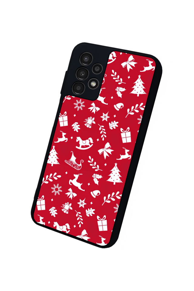 Samsung Galaxy A23 Uyumlu Yilbasi Christmas Tasarımlı Glossy Premium Kılıf
