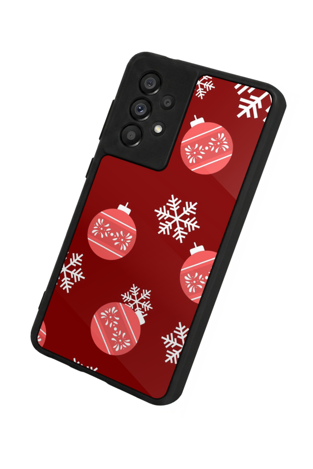 Samsung Galaxy A73 Uyumlu Yilbasi Christmas Tasarımlı Glossy Premium Kılıf