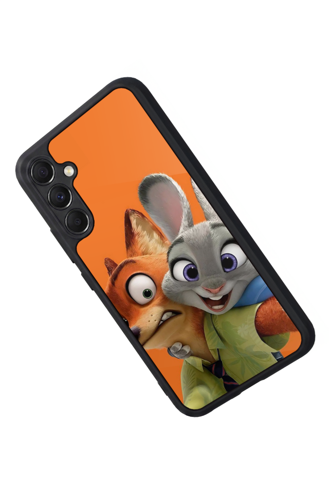 Samsung Galaxy M34 Uyumlu Zootropolis Tasarımlı Glossy Premium Kılıf