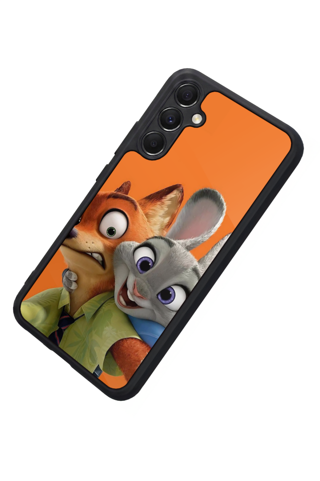 Samsung Galaxy M34 Uyumlu Zootropolis Tasarımlı Glossy Premium Kılıf