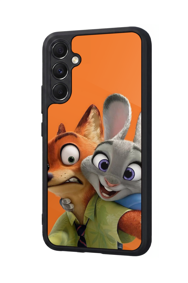 Samsung Galaxy M34 Uyumlu Zootropolis Tasarımlı Glossy Premium Kılıf