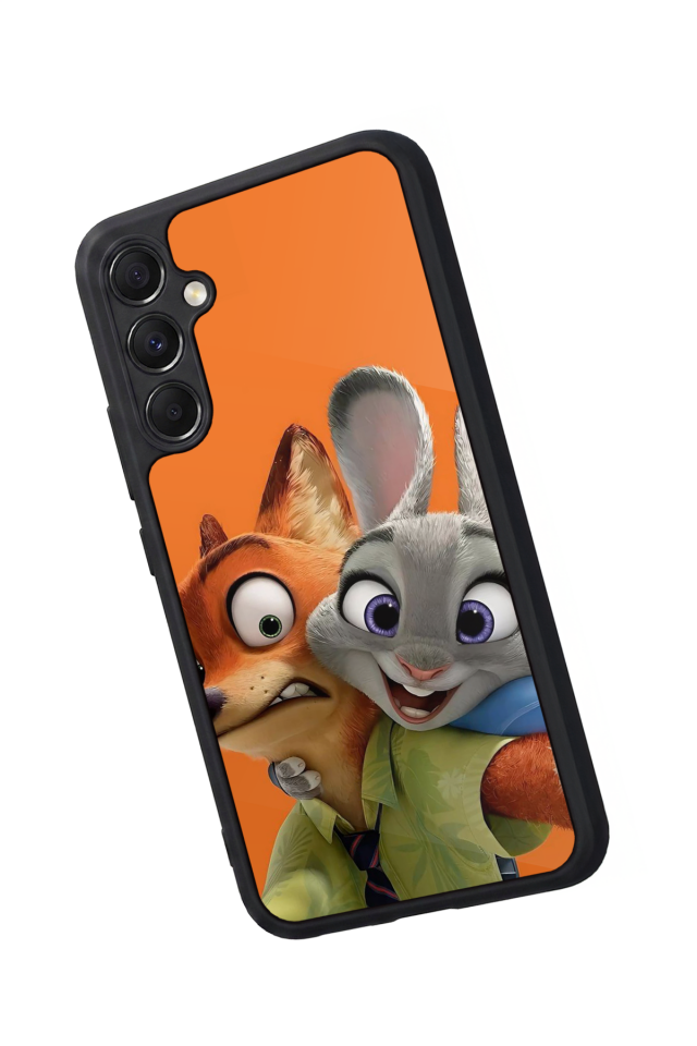 Samsung Galaxy M34 Uyumlu Zootropolis Tasarımlı Glossy Premium Kılıf