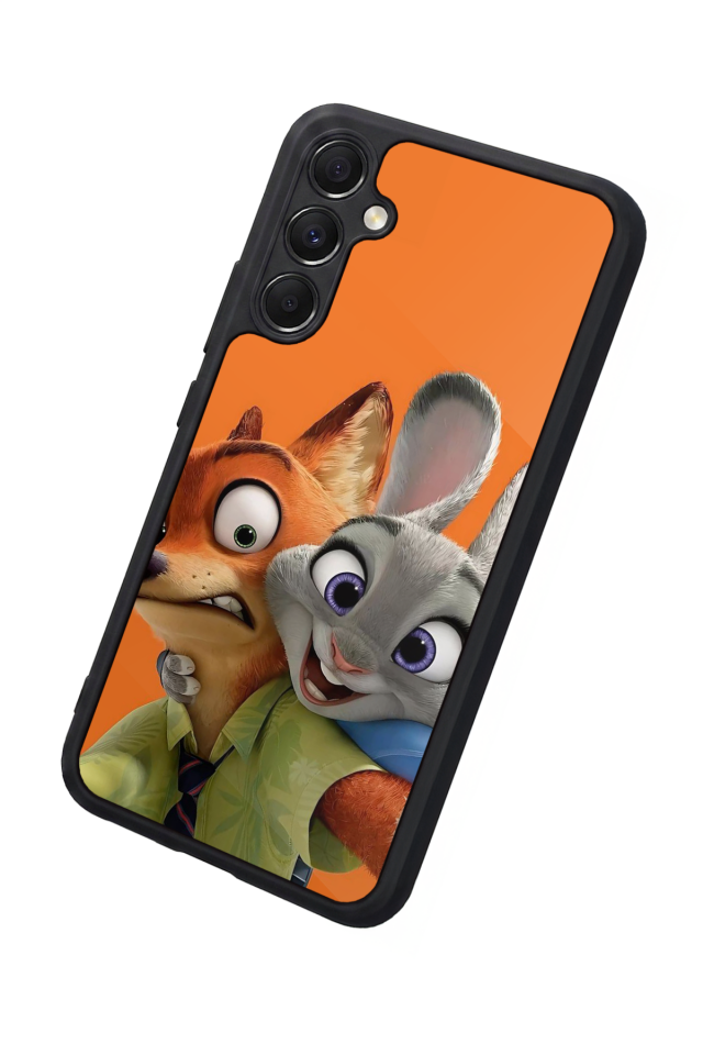 Samsung Galaxy M34 Uyumlu Zootropolis Tasarımlı Glossy Premium Kılıf