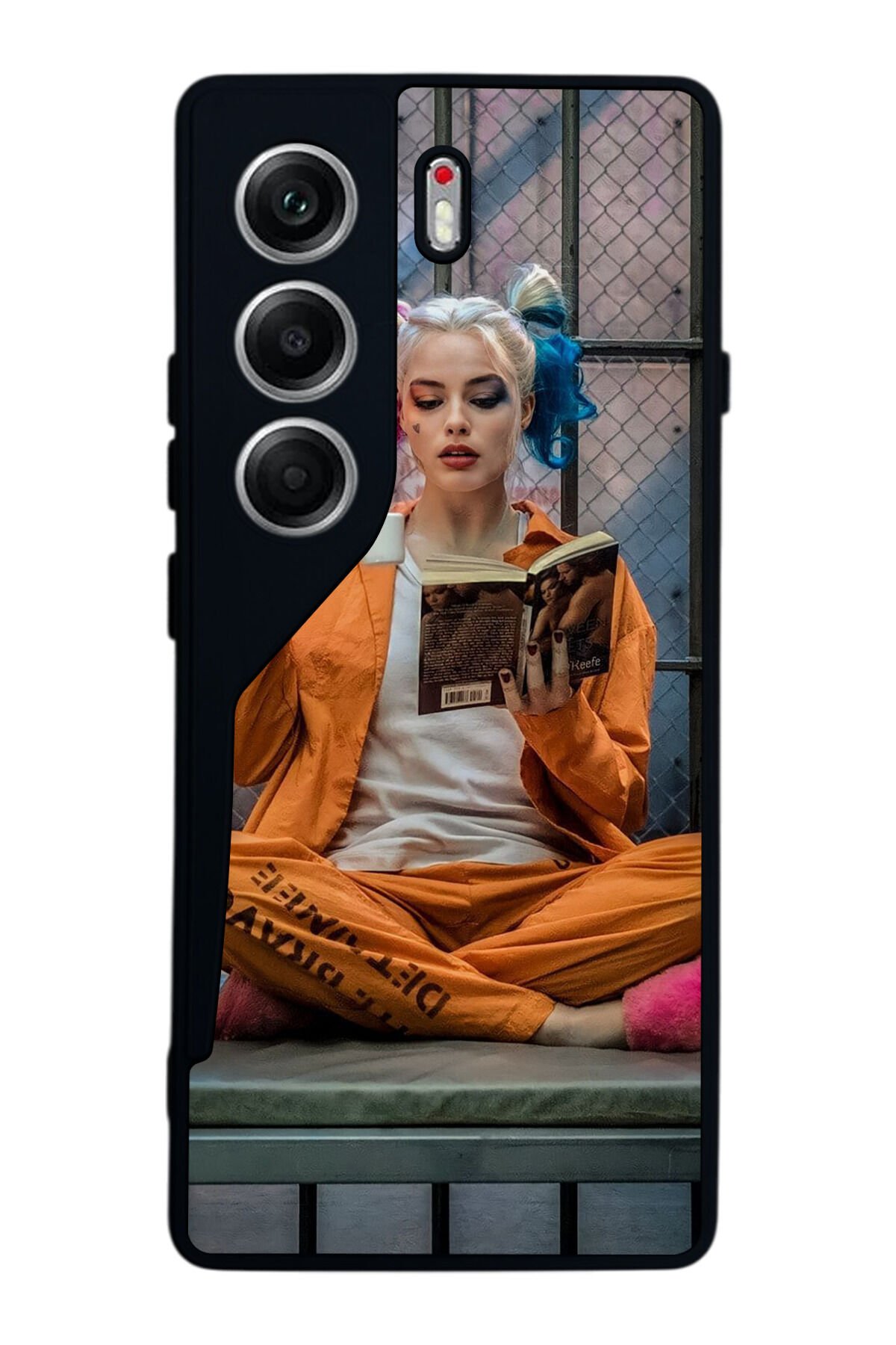 Tecno Camon 40 Uyumlu HarleyQueen Tasarımlı Glossy Premium Kılıf