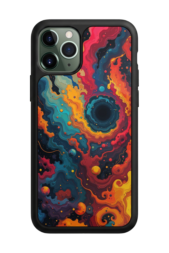 iPhone 11 Pro Uyumlu Abstract Tasarımlı Glossy Premium Kılıf