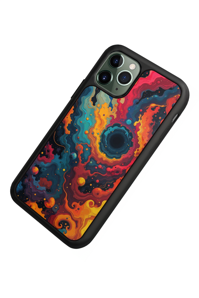 iPhone 11 Pro Uyumlu Abstract Tasarımlı Glossy Premium Kılıf