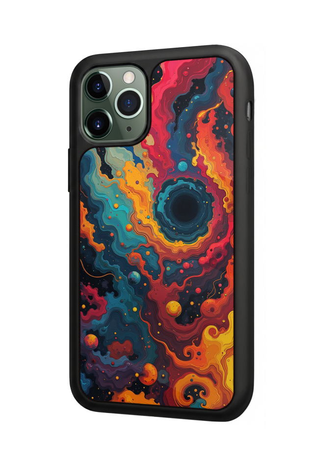 iPhone 11 Pro Uyumlu Abstract Tasarımlı Glossy Premium Kılıf