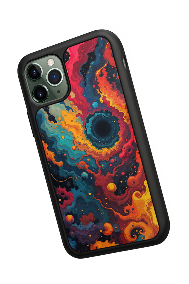 iPhone 11 Pro Uyumlu Abstract Tasarımlı Glossy Premium Kılıf