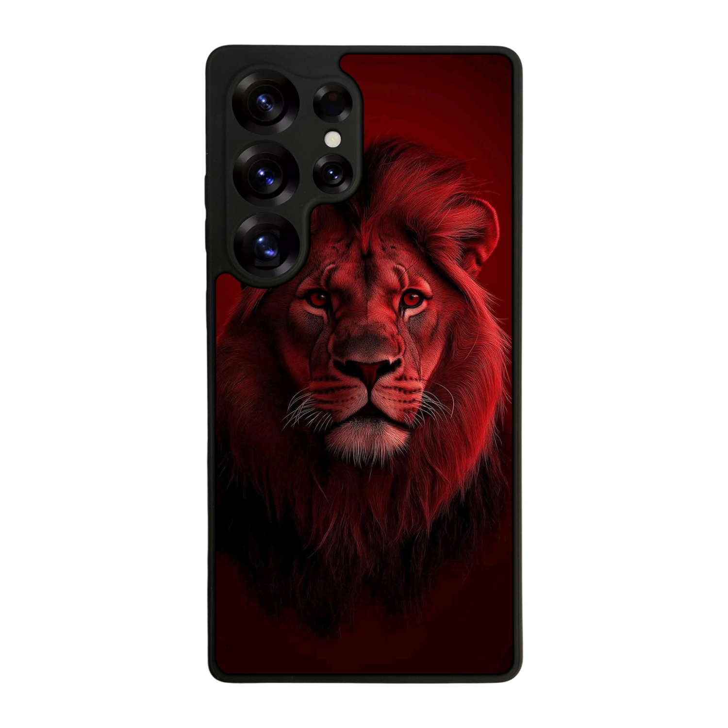 Samsung Galaxy S25 Ultra Uyumlu Aslan Tasarımlı Glossy Premium Kılıf