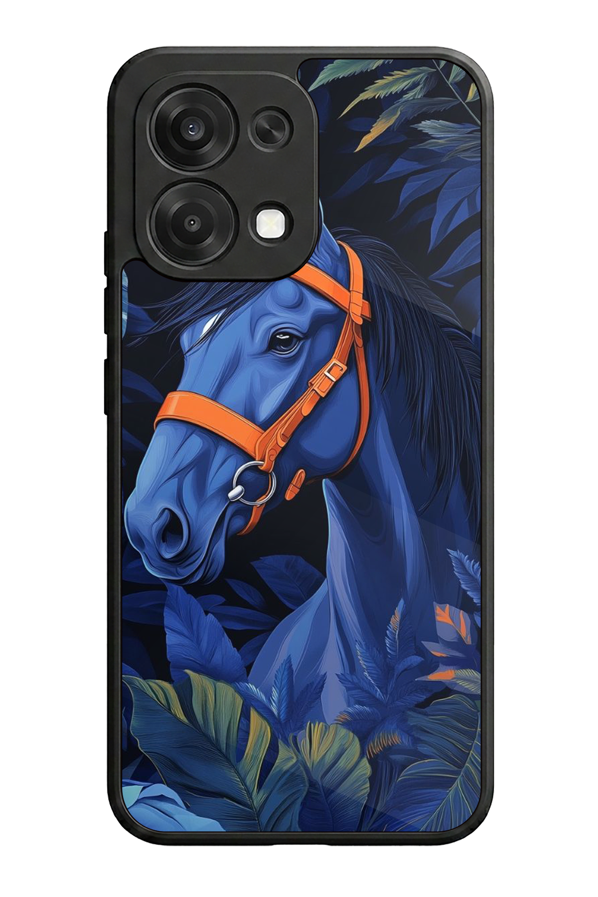Oppo A6 Pro Uyumlu At Horse Tasarımlı Glossy Premium Kılıf