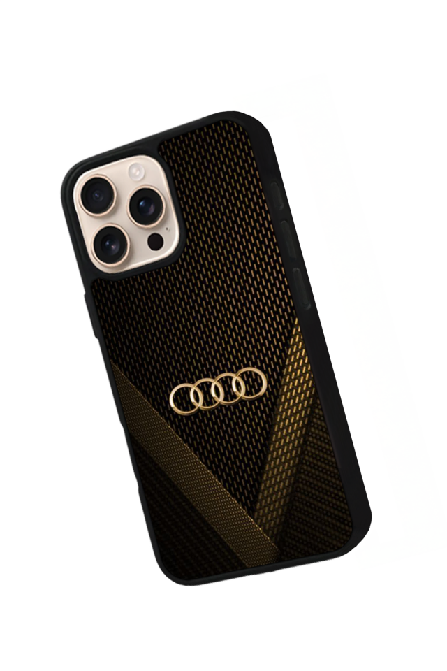 iPhone 16 Pro Max Uyumlu Audi Tasarımlı Glossy Premium Kılıf
