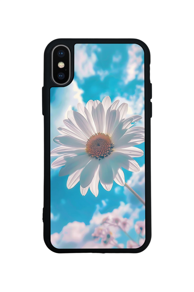 iPhone XS Max Uyumlu Cicek Tasarımlı Glossy Premium Kılıf