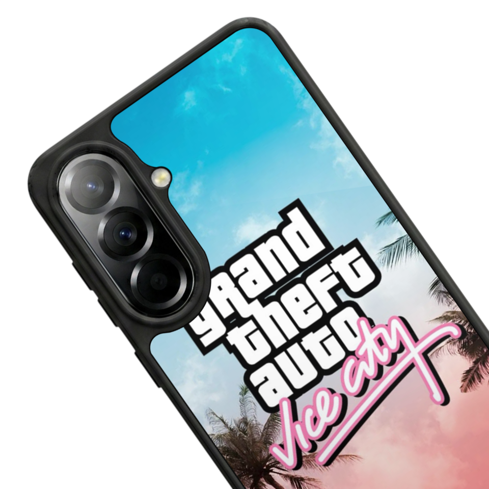 Samsung Galaxy A37 Uyumlu GTA Tasarımlı Glossy Premium Kılıf