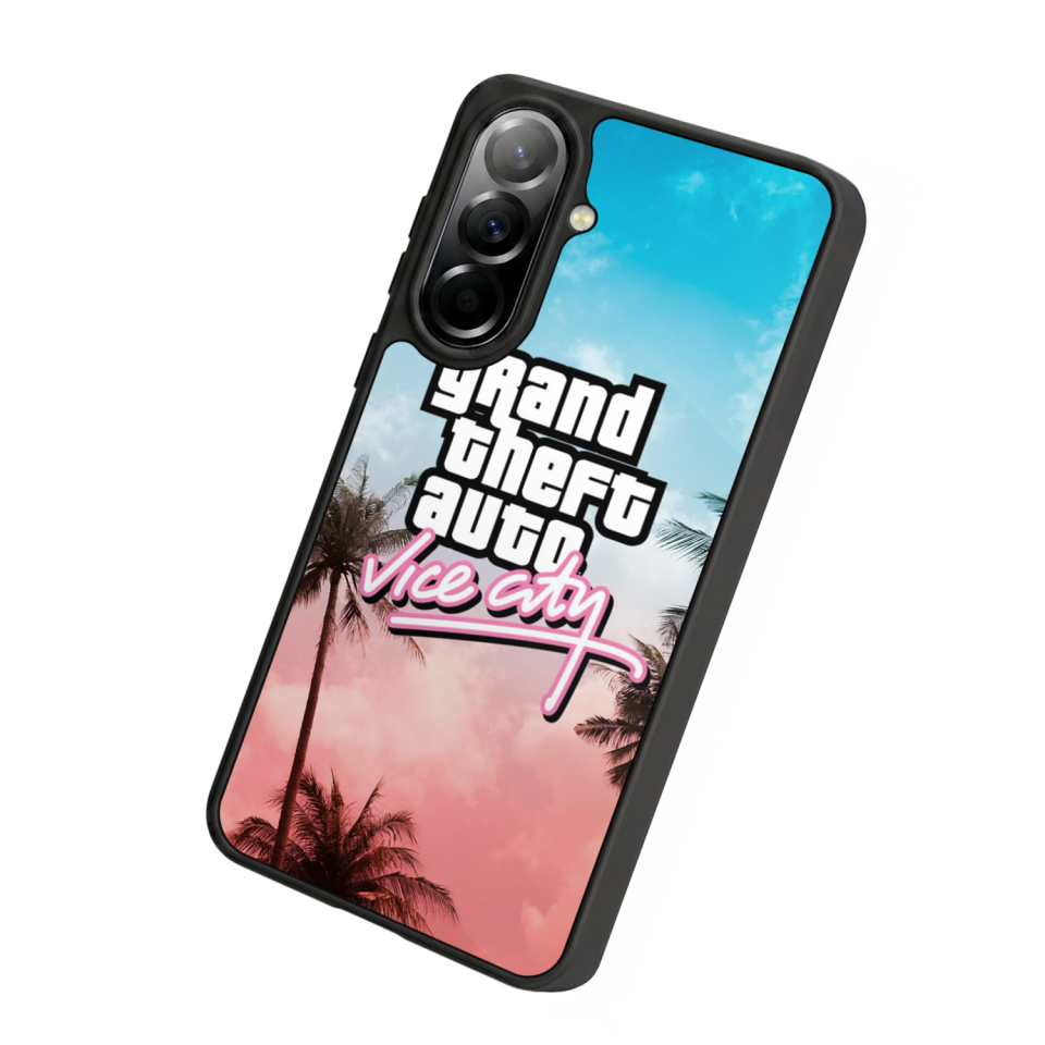 Samsung Galaxy A37 Uyumlu GTA Tasarımlı Glossy Premium Kılıf