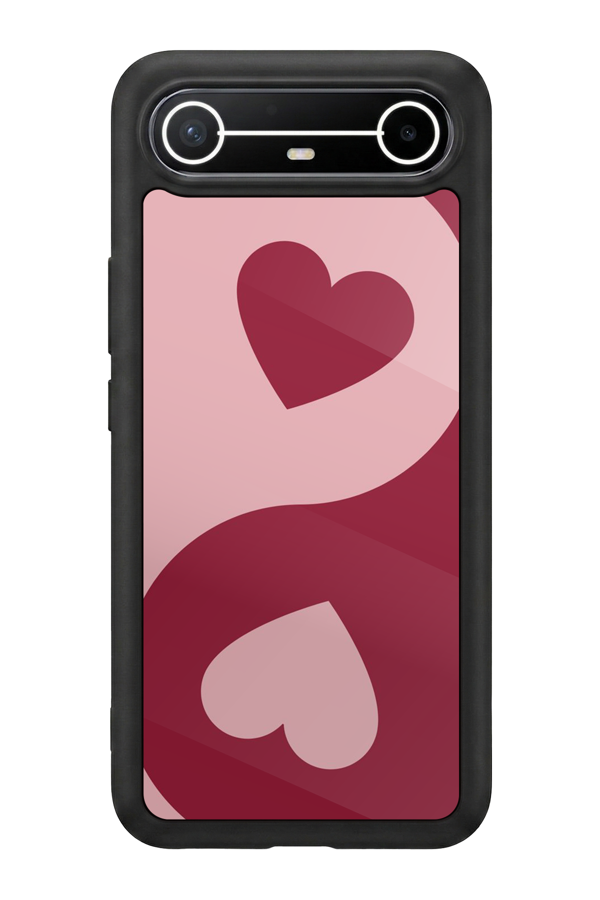 Tecno Spark Slim 5G Uyumlu Kalp Love Tasarımlı Glossy Premium Kılıf