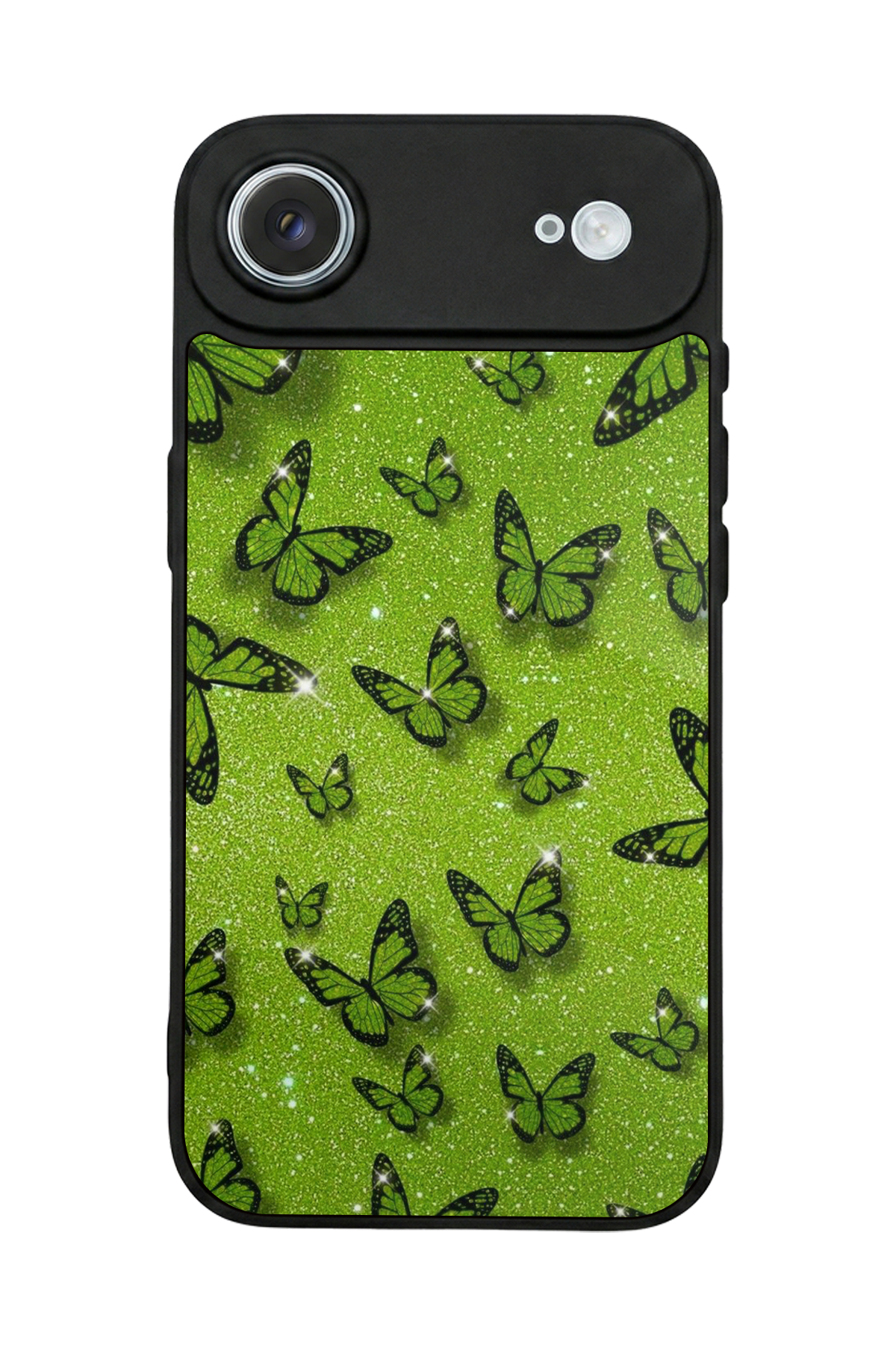 iPhone 17 Air Uyumlu Kelebek Tasarımlı Glossy Premium Kılıf