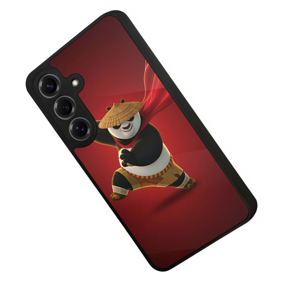 Samsung Galaxy S25 Uyumlu Kung Fu Panda Tasarımlı Glossy Premium Kılıf