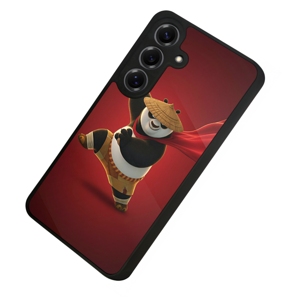 Samsung Galaxy S25 Uyumlu Kung Fu Panda Tasarımlı Glossy Premium Kılıf