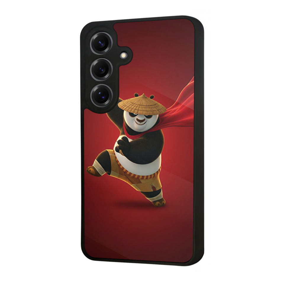 Samsung Galaxy S25 Uyumlu Kung Fu Panda Tasarımlı Glossy Premium Kılıf