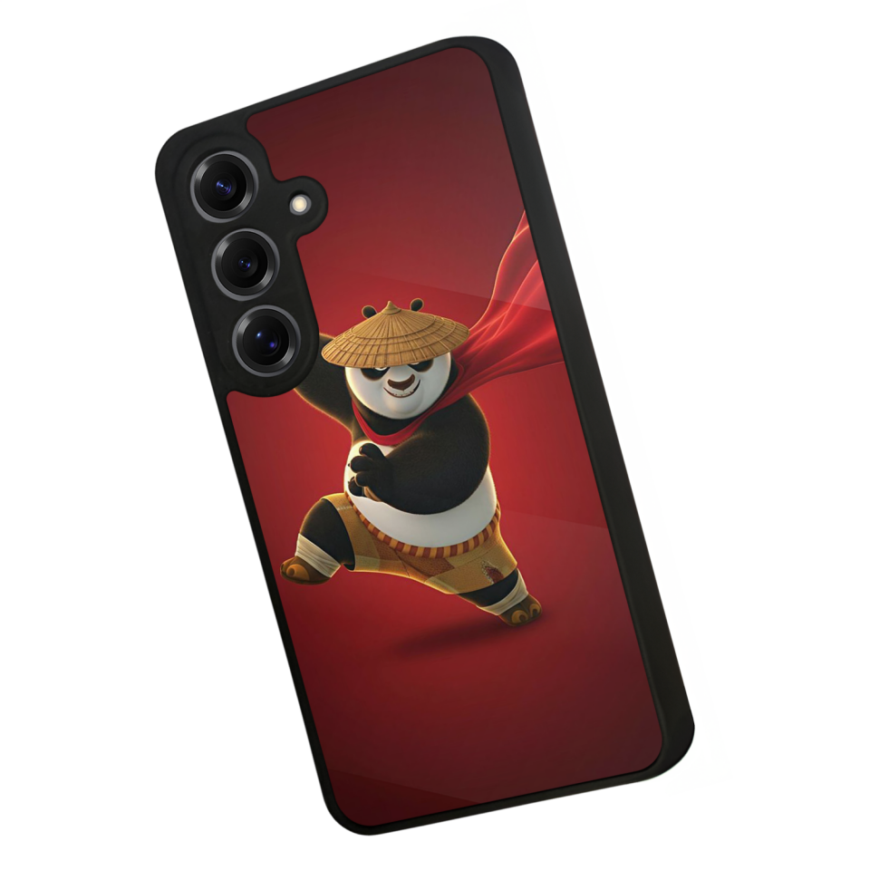 Samsung Galaxy S25 Uyumlu Kung Fu Panda Tasarımlı Glossy Premium Kılıf