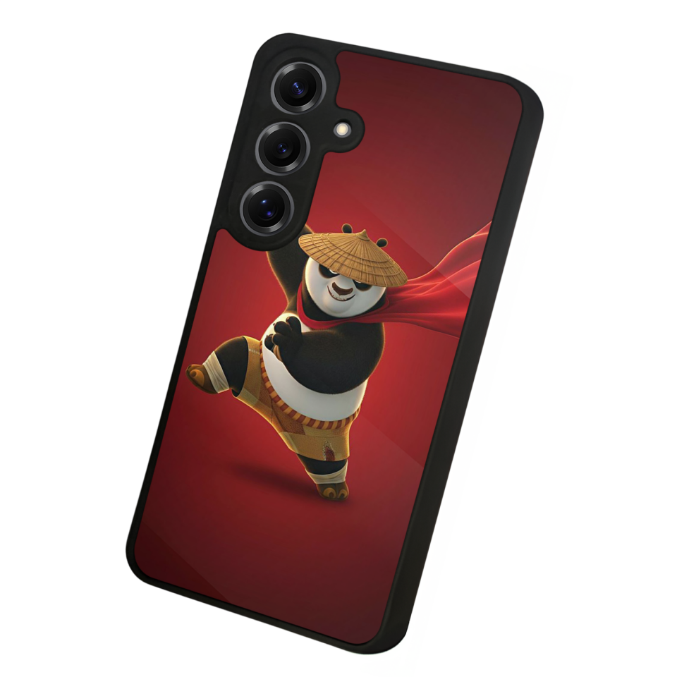 Samsung Galaxy S25 Uyumlu Kung Fu Panda Tasarımlı Glossy Premium Kılıf