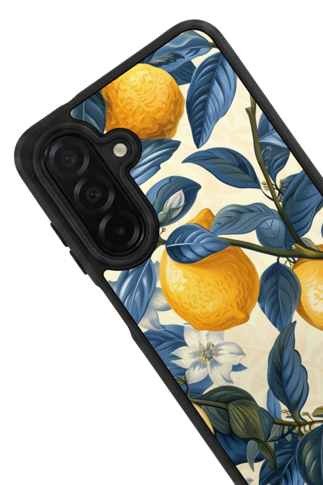 Samsung Galaxy A36 Uyumlu Limon Tasarımlı Glossy Premium Kılıf