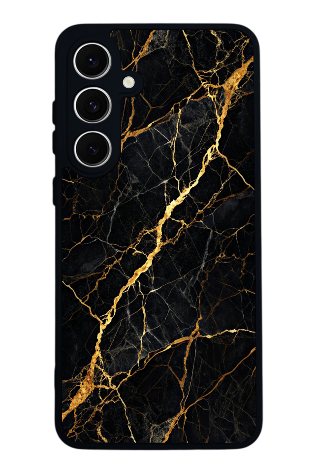 Samsung Galaxy A16 Uyumlu Mermer Marble Tasarımlı Glossy Premium Kılıf