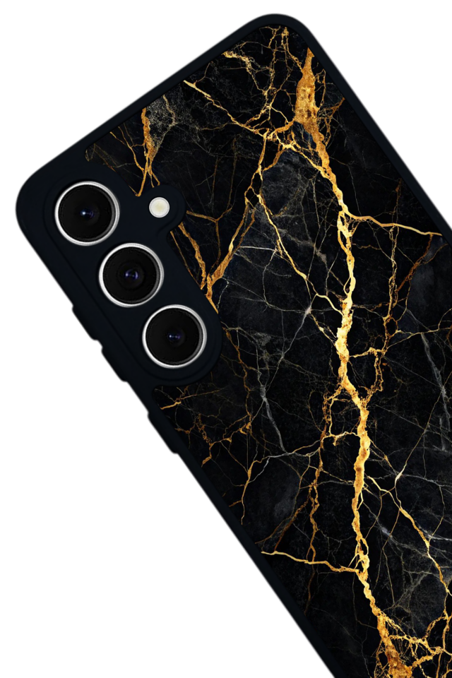 Samsung Galaxy A16 Uyumlu Mermer Marble Tasarımlı Glossy Premium Kılıf