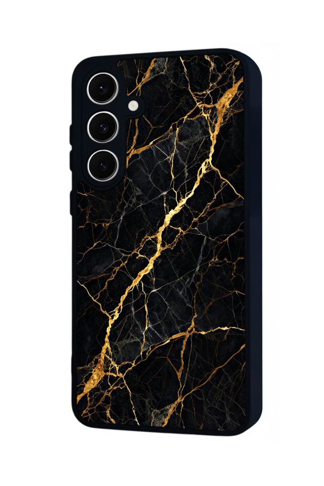 Samsung Galaxy A16 Uyumlu Mermer Marble Tasarımlı Glossy Premium Kılıf