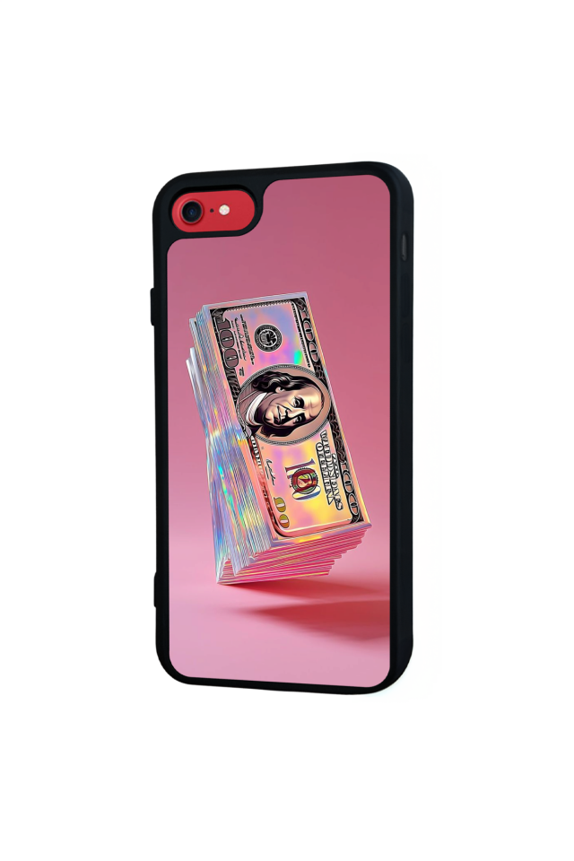 iPhone SE Uyumlu Money Para Tasarımlı Glossy Premium Kılıf