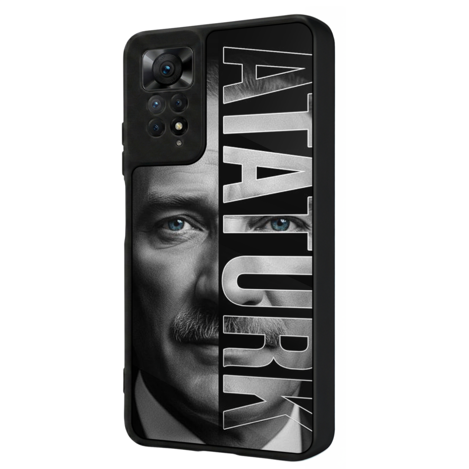 Xiaomi Redmi Note 11 Pro Uyumlu Mustafa Kemal Ataturk Tasarımlı Glossy Premium Kılıf