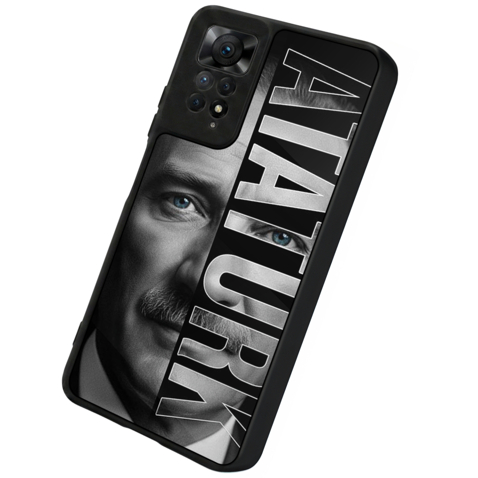 Xiaomi Redmi Note 11 Pro Uyumlu Mustafa Kemal Ataturk Tasarımlı Glossy Premium Kılıf