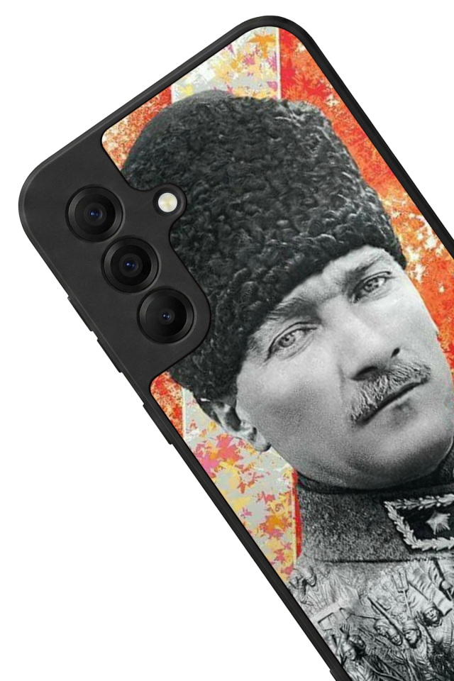 Samsung Galaxy A17 Uyumlu Mustafa Kemal Ataturk Tasarımlı Glossy Premium Kılıf