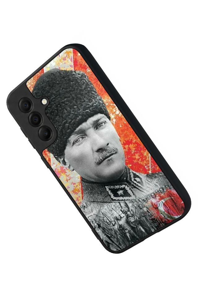 Samsung Galaxy A17 Uyumlu Mustafa Kemal Ataturk Tasarımlı Glossy Premium Kılıf