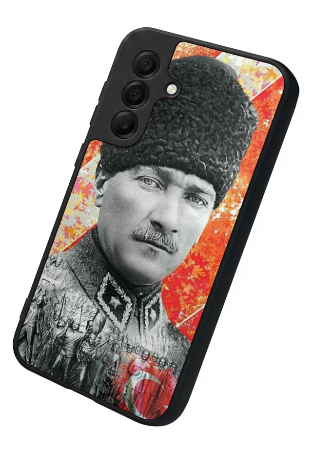 Samsung Galaxy A17 Uyumlu Mustafa Kemal Ataturk Tasarımlı Glossy Premium Kılıf