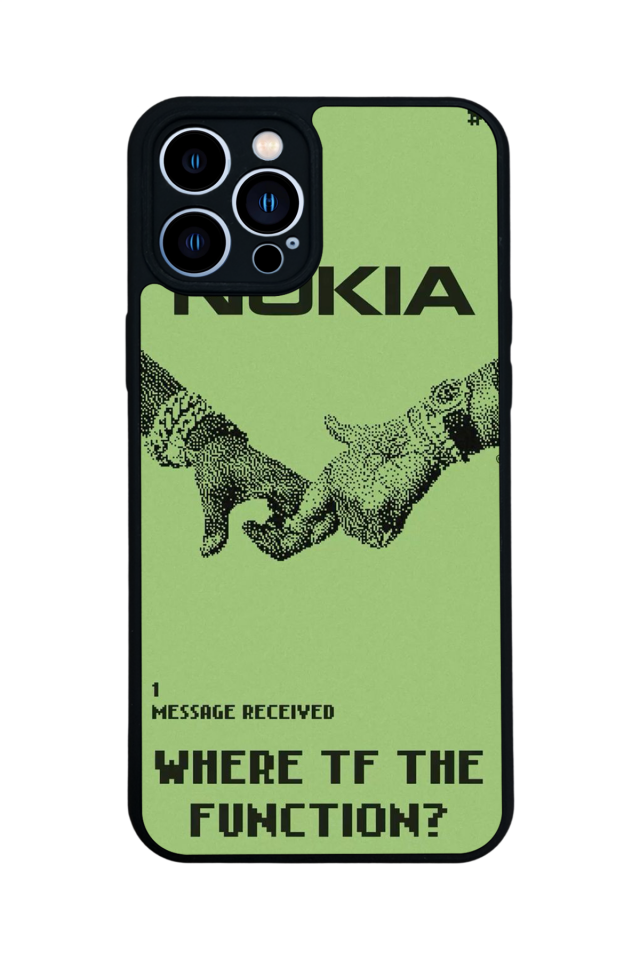 iPhone 13 Pro Max Uyumlu Nokia Tasarımlı Glossy Premium Kılıf