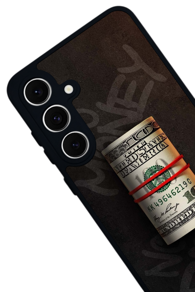 Samsung Galaxy S24 FE Uyumlu Para Tasarımlı Glossy Premium Kılıf