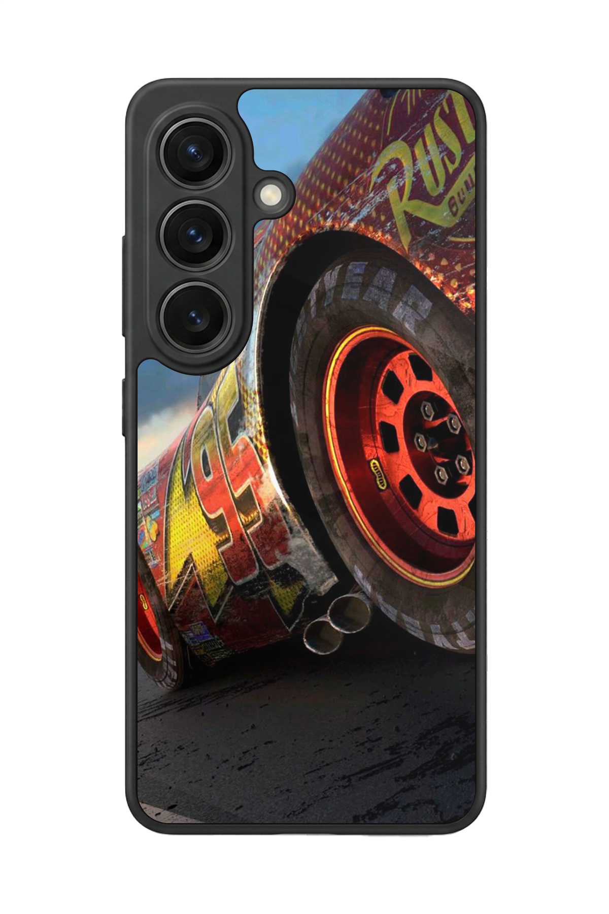 Samsung Galaxy S26 Uyumlu Şimsek McQueen Tasarımlı Glossy Premium Kılıf