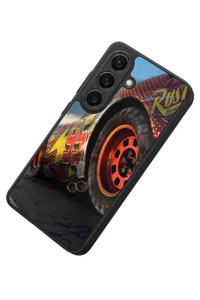 Samsung Galaxy S26 Uyumlu Şimsek McQueen Tasarımlı Glossy Premium Kılıf